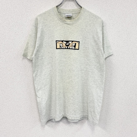 90s　LOONEY TUNES　ルーニー・テューンズ　半袖Tシャツ　シングルステッチ　霜降りグレー　Mサイズ