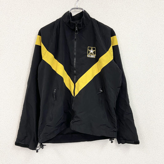 U.S.ARMY　トレーニングジャケット　ナイロンジャケット　ミリタリー　米軍　黒　ブラック