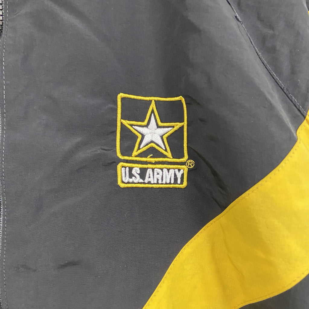 U.S.ARMY　IPFU　トレーニングジャケット　ナイロンジャケット　ミリタリー　米軍　黒　ブラック