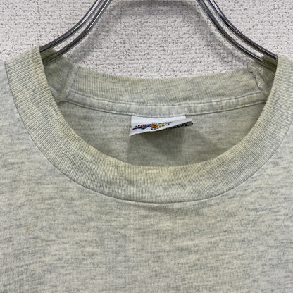90s　LOONEY TUNES　ルーニー・テューンズ　半袖Tシャツ　シングルステッチ　霜降りグレー　Mサイズ
