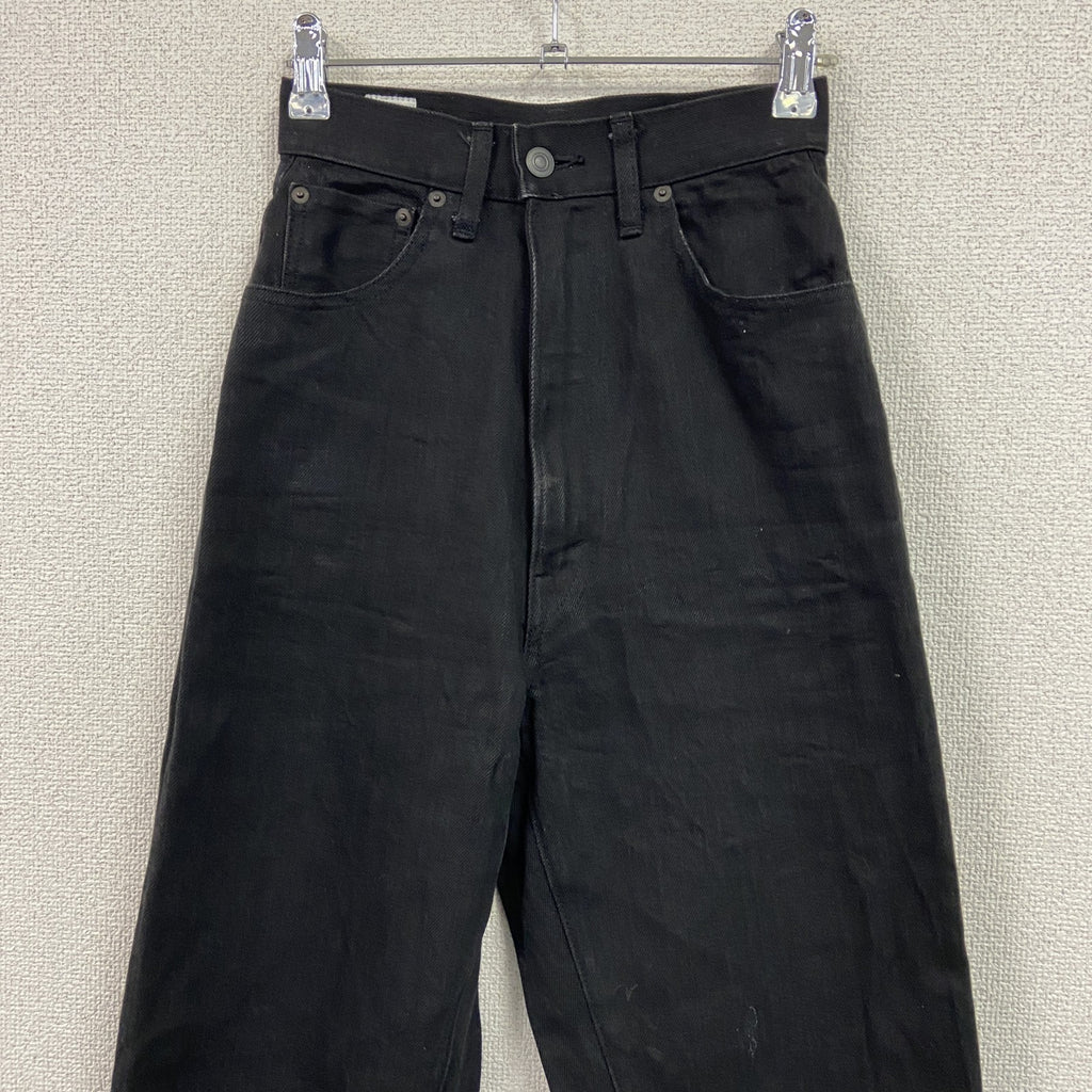 ANATOMICA　デニムパンツ/ジーンズ　スキニーパンツ　ジップフライ　黒　ブラック　W24サイズ