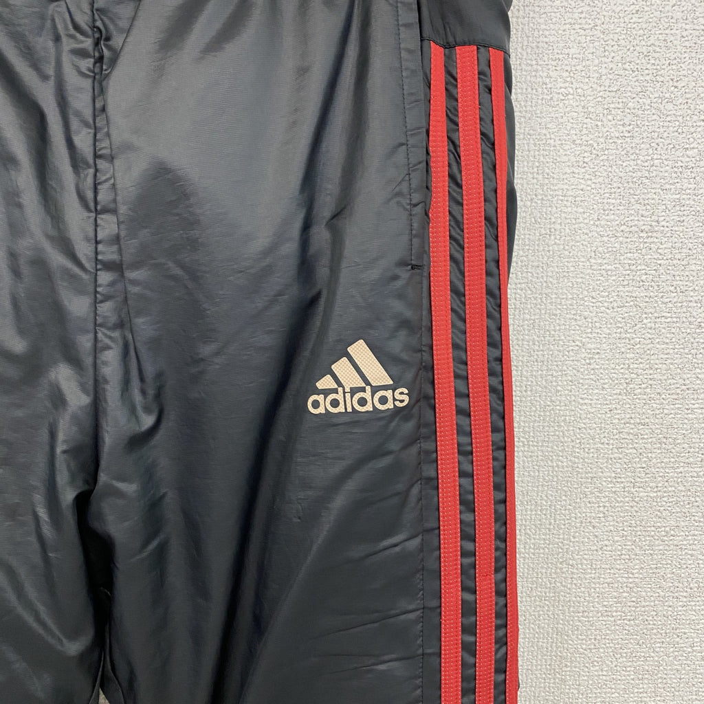 adidas　アディダス　トラックパンツ　ウィンドブレーカーパンツ　黒　ブラック　Lサイズ