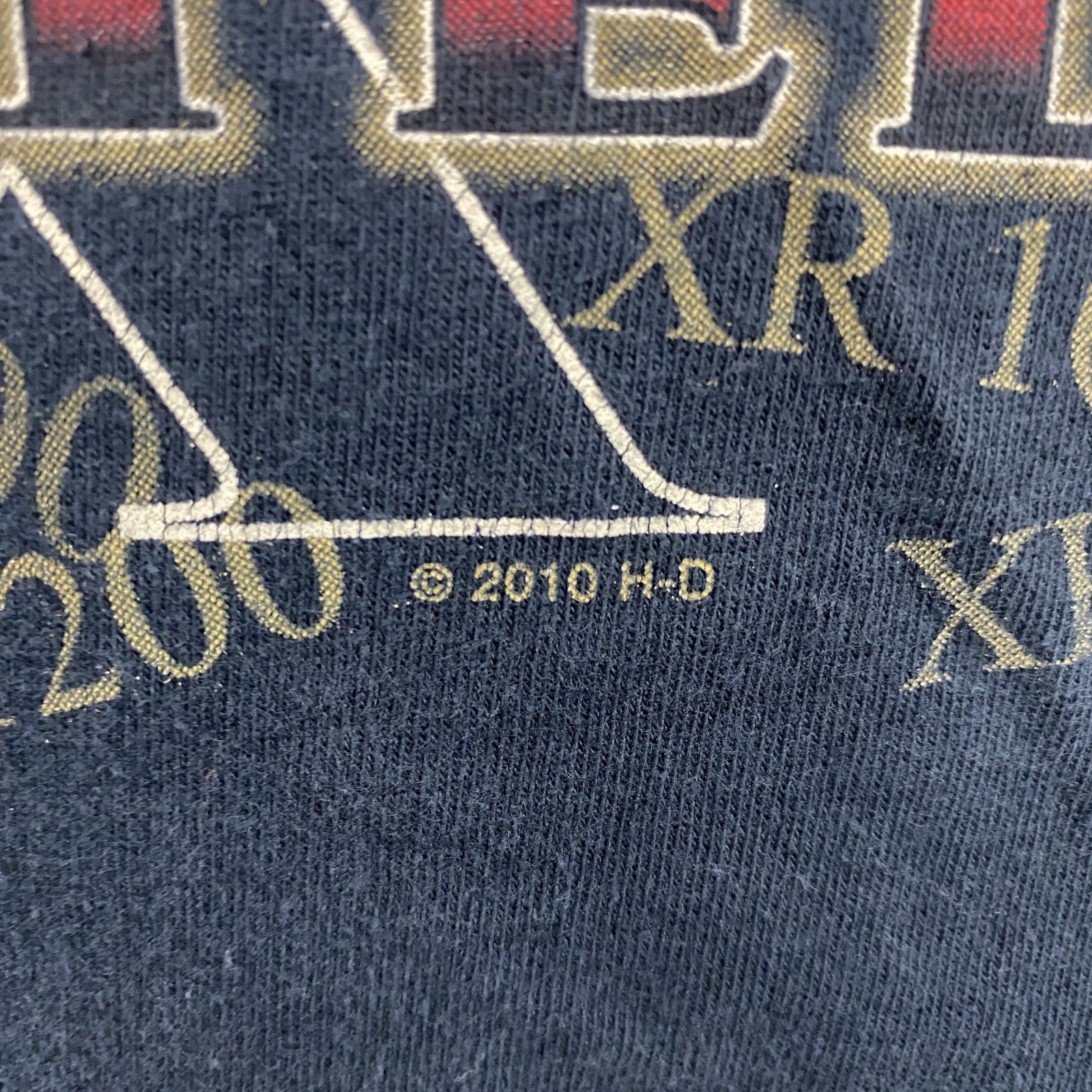 HARLEY DAVIDSON　ハーレーダビッドソン　半袖プリントTシャツ　黒　ブラック　Lサイズ