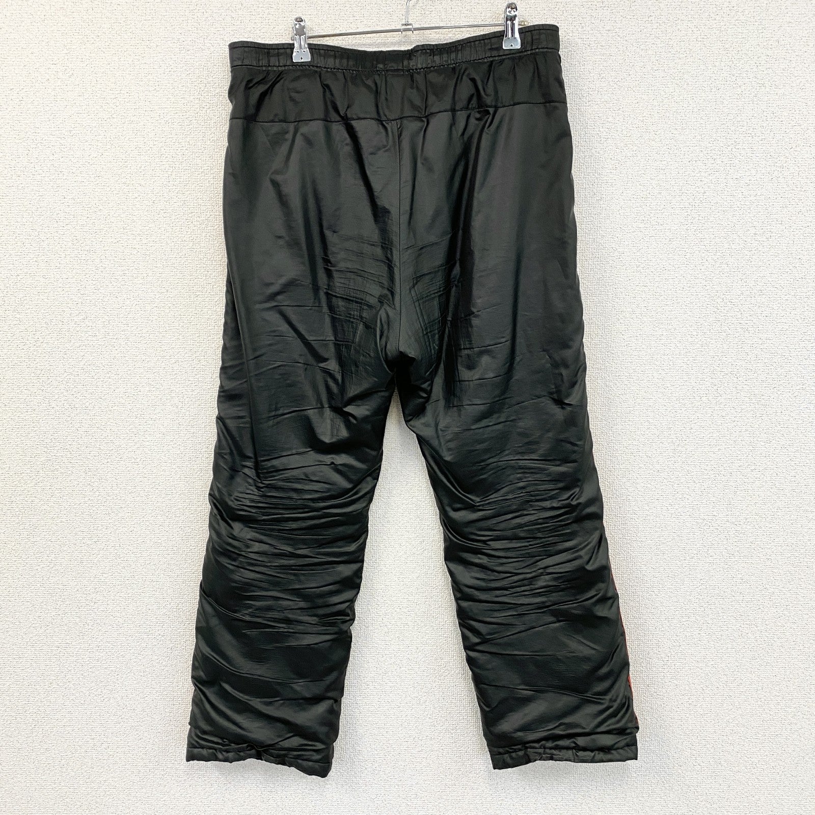 adidas　アディダス　トラックパンツ　ウィンドブレーカーパンツ　黒　ブラック　Lサイズ