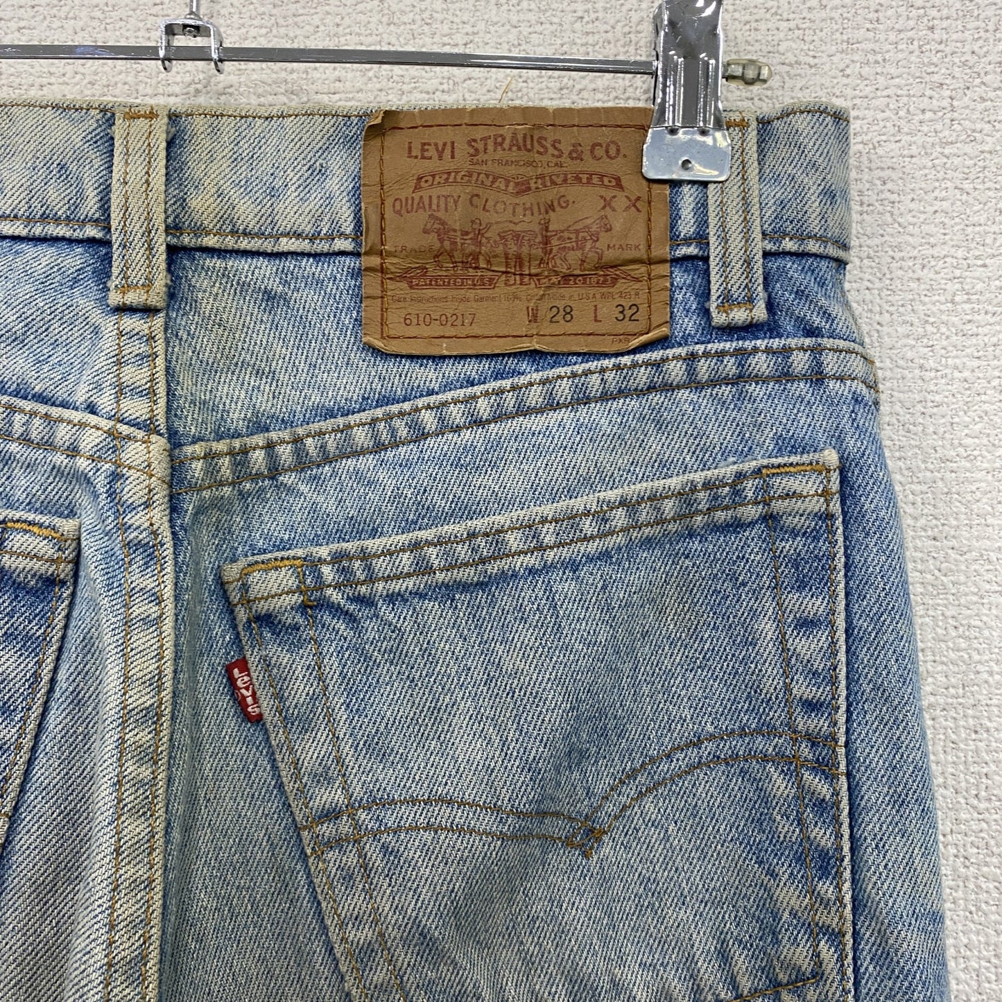 Levi's　リーバイス　610-0217　デニムパンツ/ジーンズ　ジップフライ　インディゴ　W28サイズ