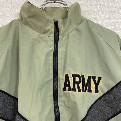 00s　U.S.ARMY　IPFU　トレーニングジャケット　ナイロンジャケット　ミリタリー　ヴィンテージ　カーキ　Mサイズ