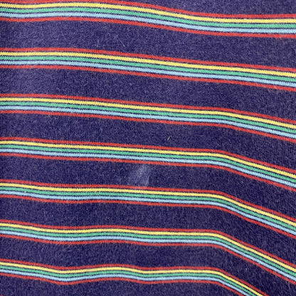 ～00s　OLD UNIQLO　オールドユニクロ　半袖ボーダー柄Tシャツ　リンガーT　ヴィンテージ　マルチカラー　Mサイズ