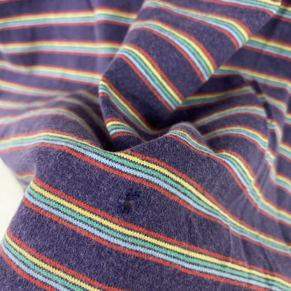 ～00s　OLD UNIQLO　オールドユニクロ　半袖ボーダー柄Tシャツ　リンガーT　ヴィンテージ　マルチカラー　Mサイズ