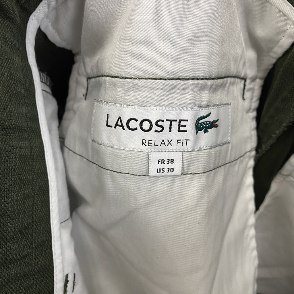 LACOSTE　ラコステ　チノパン　スラックス　カーキ　30サイズ