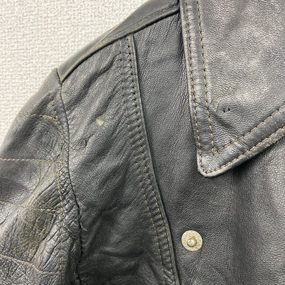 moto sporn　レザージャケット　ダブルライダースジャケット　黒　ブラック