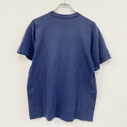 FRUIT OF THE LOOM　フルーツオブザルーム　半袖プリントTシャツ　シングルステッチ　紺　ネイビー　Lサイズ　