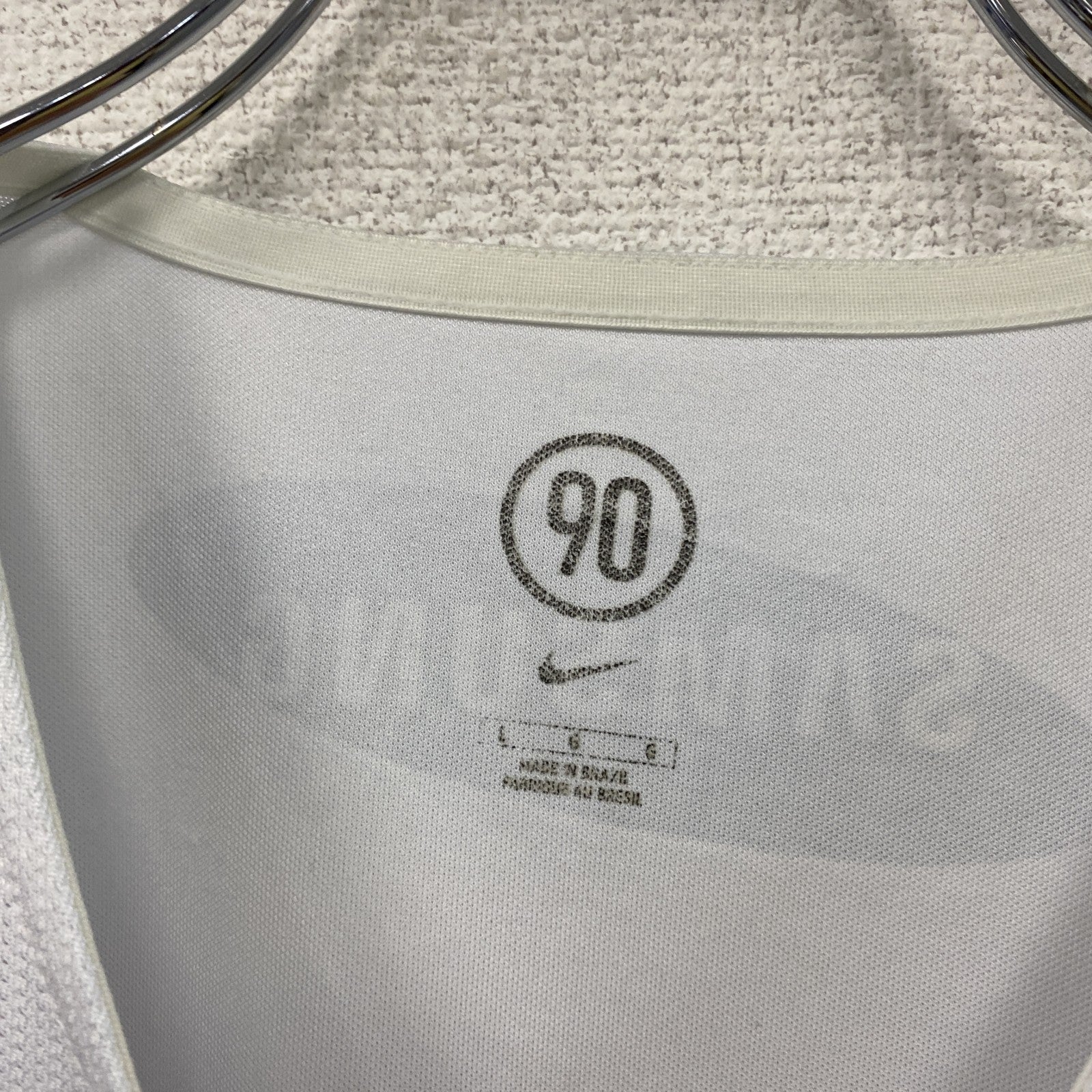 NIKE　ナイキ　Corinthians　コリンチャンス　ユニフォーム　ゲームシャツ　白　ホワイト　Lサイズ