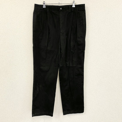 DOCKERS　ドッカーズ　チノパン　タック入り　ジップフライ　黒　ブラック　W36サイズ
