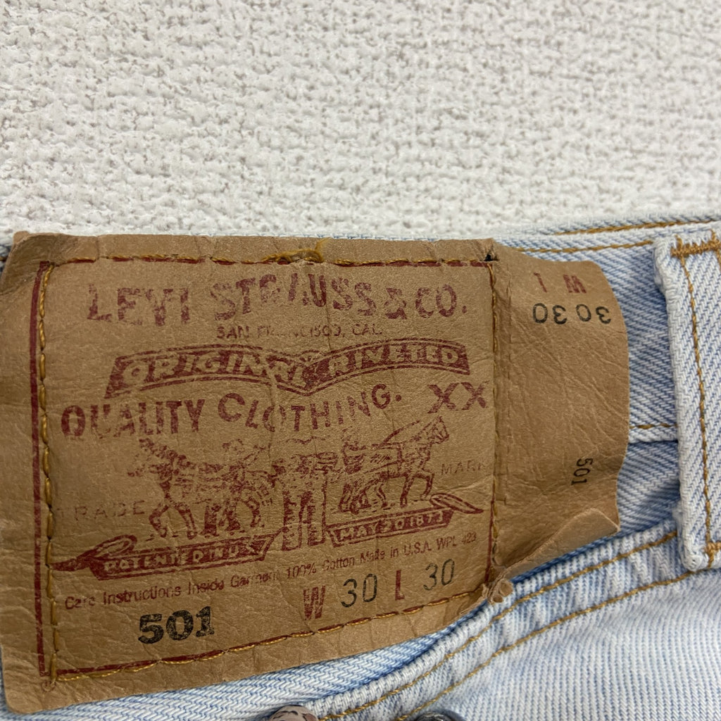 Levi's　リーバイス　501　デニムパンツジーンズ　ボタンフライ　インディゴ　30サイズ