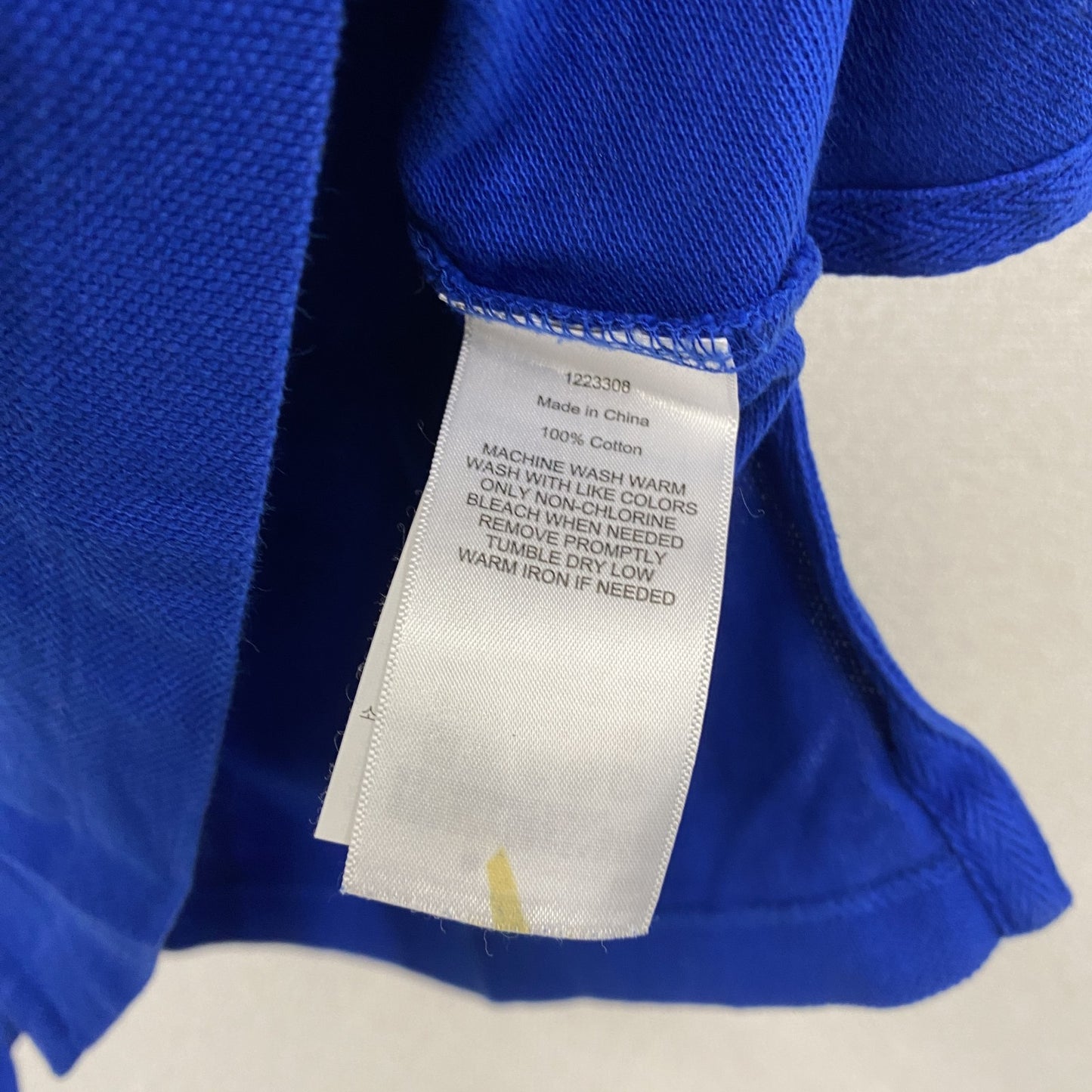 POLO RALPH LAUREN　ポロラルフローレン　半袖ポロシャツ　ダブルビッグポニー　青　ブルー　XSサイズ　