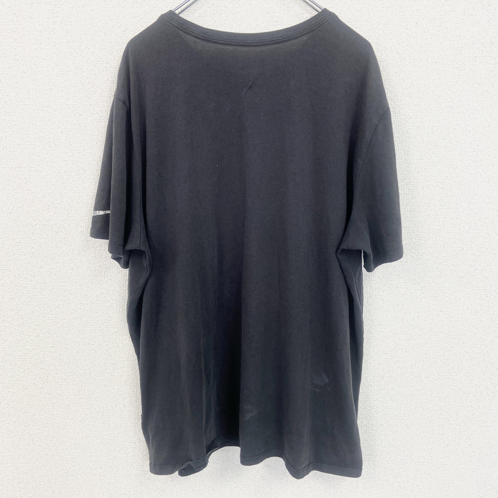 古着 used　NIKE　ナイキ　半袖プリントTシャツ　SWOOSH　スウッシュ　黒　ブラック　XLサイズ