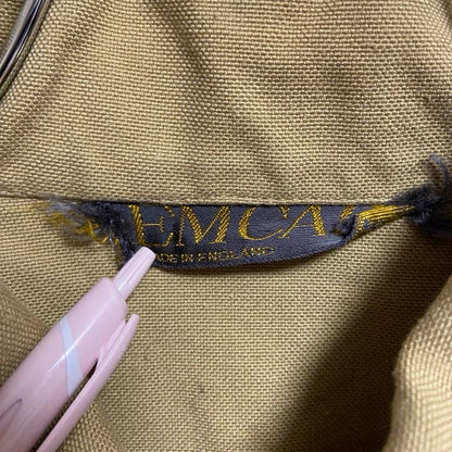 古着 used　EMCAR　長袖トレンチコート　サファリジャケット　ベージュ　英国製　イギリス製　ヴィンテージ　秋冬服