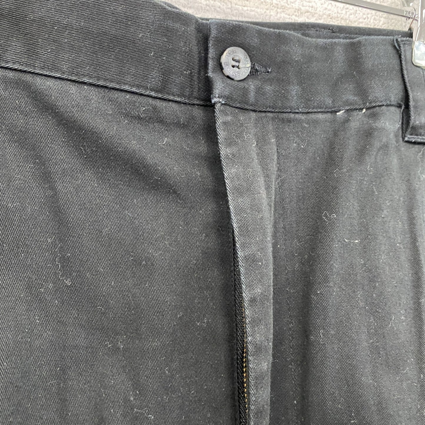 DOCKERS　ドッカーズ　チノパン　タック入り　ジップフライ　黒　ブラック　W36サイズ