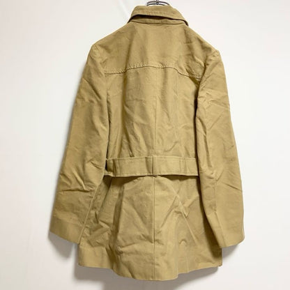 古着 used　EMCAR　長袖トレンチコート　サファリジャケット　ベージュ　英国製　イギリス製　ヴィンテージ　秋冬服