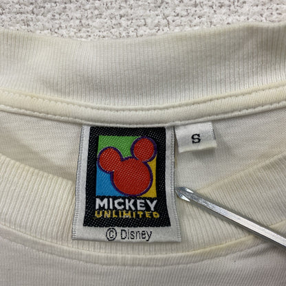 Disney　ディズニー　ミッキーマウス　半袖プリントTシャツ　白　ホワイト　Sサイズ