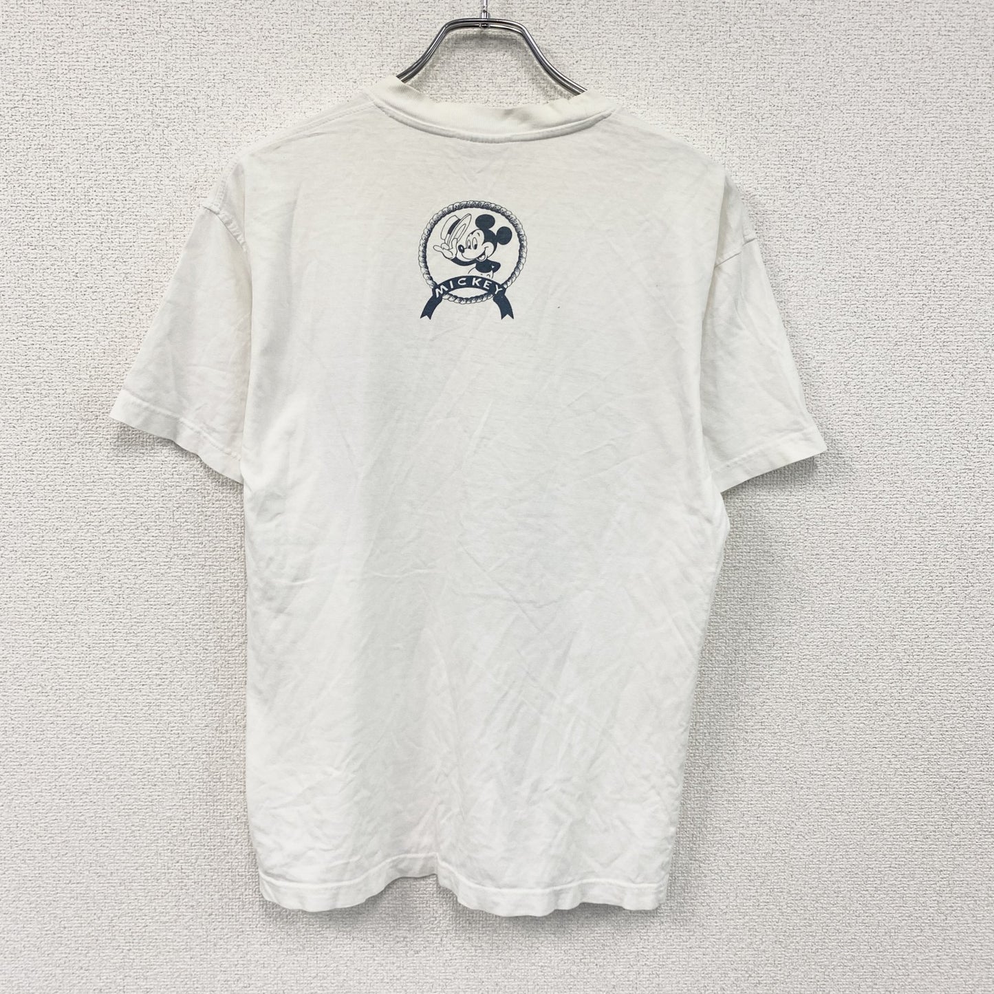 Disney　ディズニー　ミッキーマウス　半袖プリントTシャツ　白　ホワイト　Sサイズ