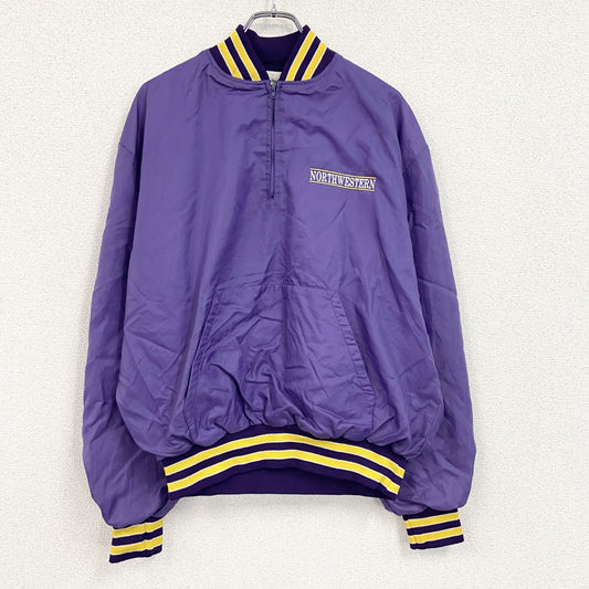 ～90s　Holloway　ホロウェイ　アノラックパーカー　レイカーズカラー　ヴィンテージ　紫　パープル　XLサイズ