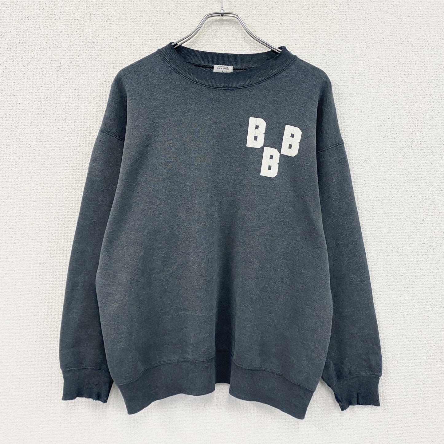 Birmingham Black Barons　バーミングガムブラックバロンズ　スウェット/トレーナー　フェード　黒　ブラック　Lサイズ