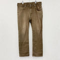 Wrangler　ラングラー　デニムパンツ/ジーンズ　ジップフライ　フェード　茶色　ブラウン　36サイズ