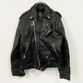 master's Leather　レザージャケット　ダブルライダースジャケット　ユーロ　黒　ブラック　42