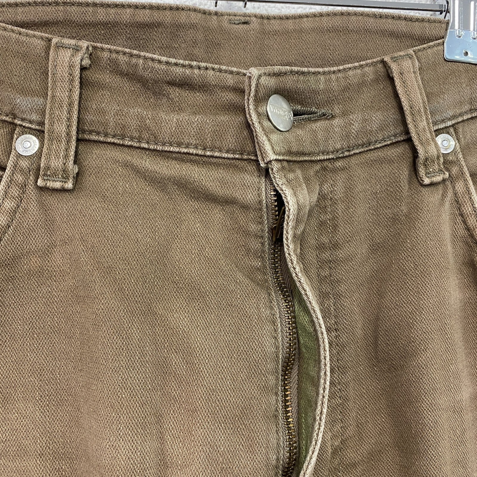 Wrangler　ラングラー　デニムパンツ/ジーンズ　ジップフライ　フェード　茶色　ブラウン　36サイズ