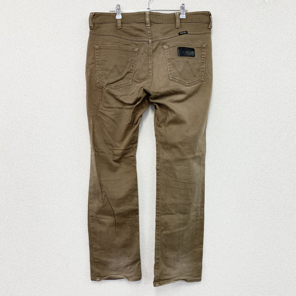 Wrangler　ラングラー　デニムパンツ/ジーンズ　ジップフライ　フェード　茶色　ブラウン　36サイズ