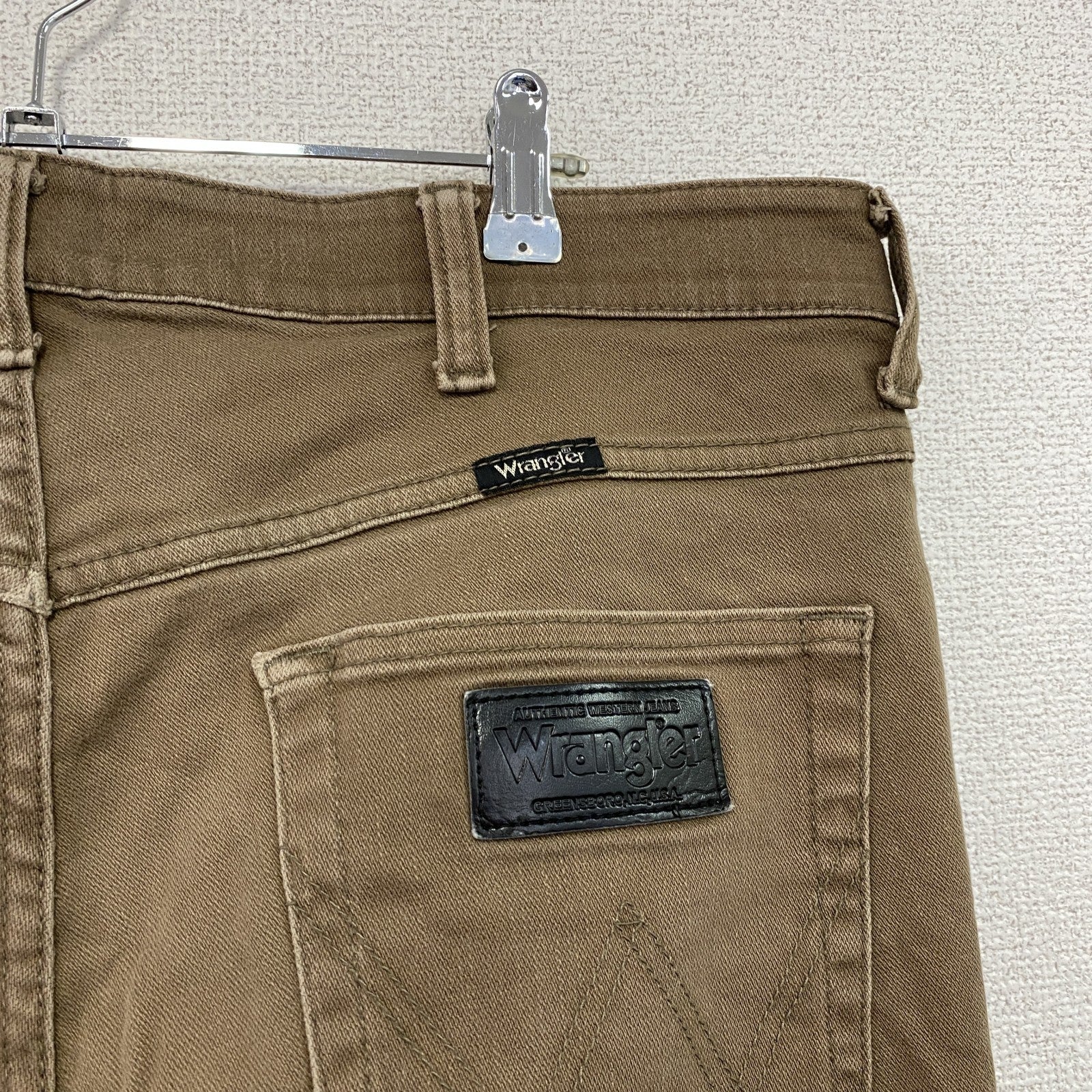 Wrangler　ラングラー　デニムパンツ/ジーンズ　ジップフライ　フェード　茶色　ブラウン　36サイズ