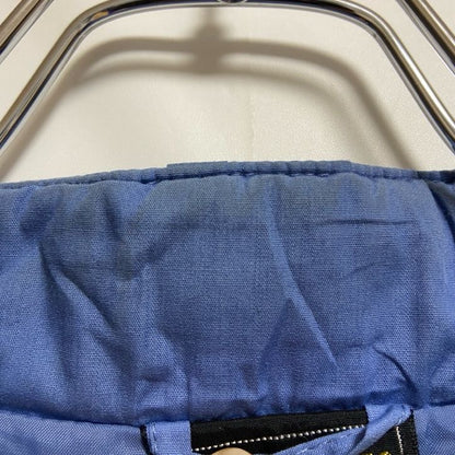 古着 used　Diplom　長袖ハイネックナイロンジャケット　ジップアップブルゾン　エポーレット　水色　ライトブルー　秋冬服