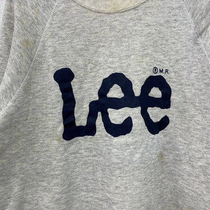 90s　Lee　リー　スウェット/トレーナー　ラグランスリーブ　ヴィンテージ　灰色　グレー　Lサイズ