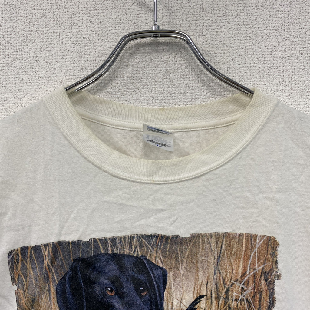 anvil　アンビル　半袖プリントTシャツ　白　ホワイト　Lサイズ