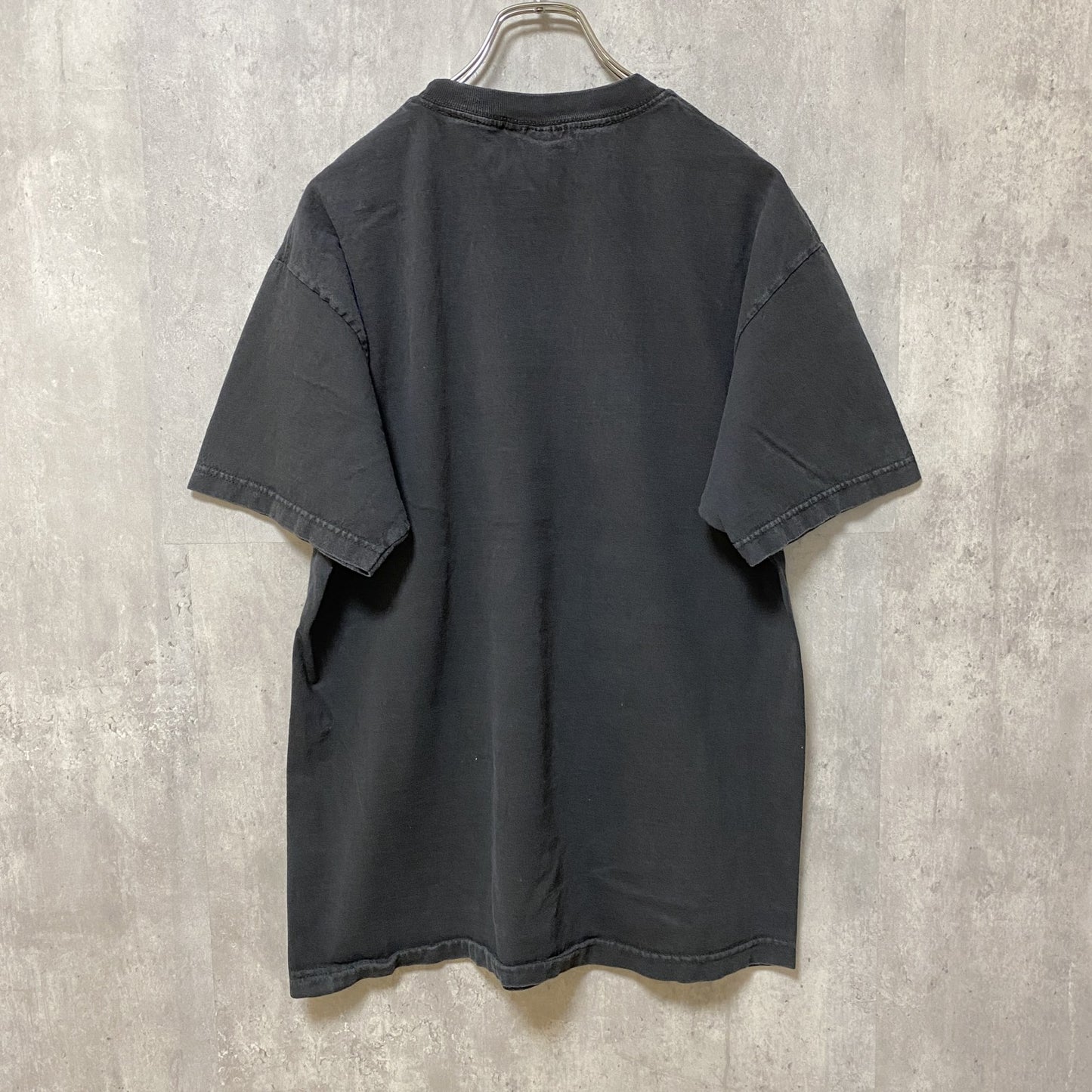 古着 used　NHL DETROIT RED WINGS　半袖プリントTシャツ　アイスホッケー　黒　ブラック　デザイン　Lサイズ