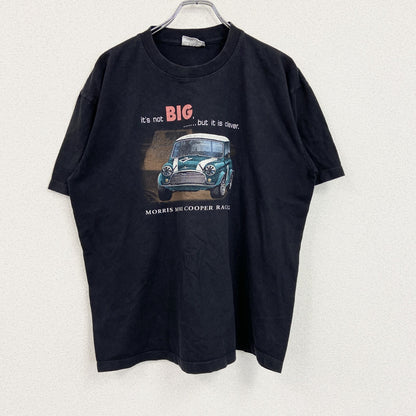 ～00s　SURVIVOHS　BMW MINI　半袖プリントTシャツ　企業ロゴ　ヴィンテージ　黒　ブラック　XLサイズ