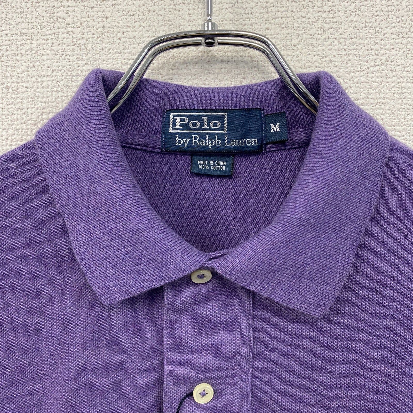 Polo by Ralph Lauren　ポロバイラルフローレン　半袖ポロシャツ　紫　パープル　Mサイズ