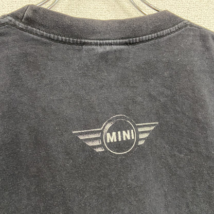 ～00s　SURVIVOHS　BMW MINI　半袖プリントTシャツ　企業ロゴ　ヴィンテージ　黒　ブラック　XLサイズ