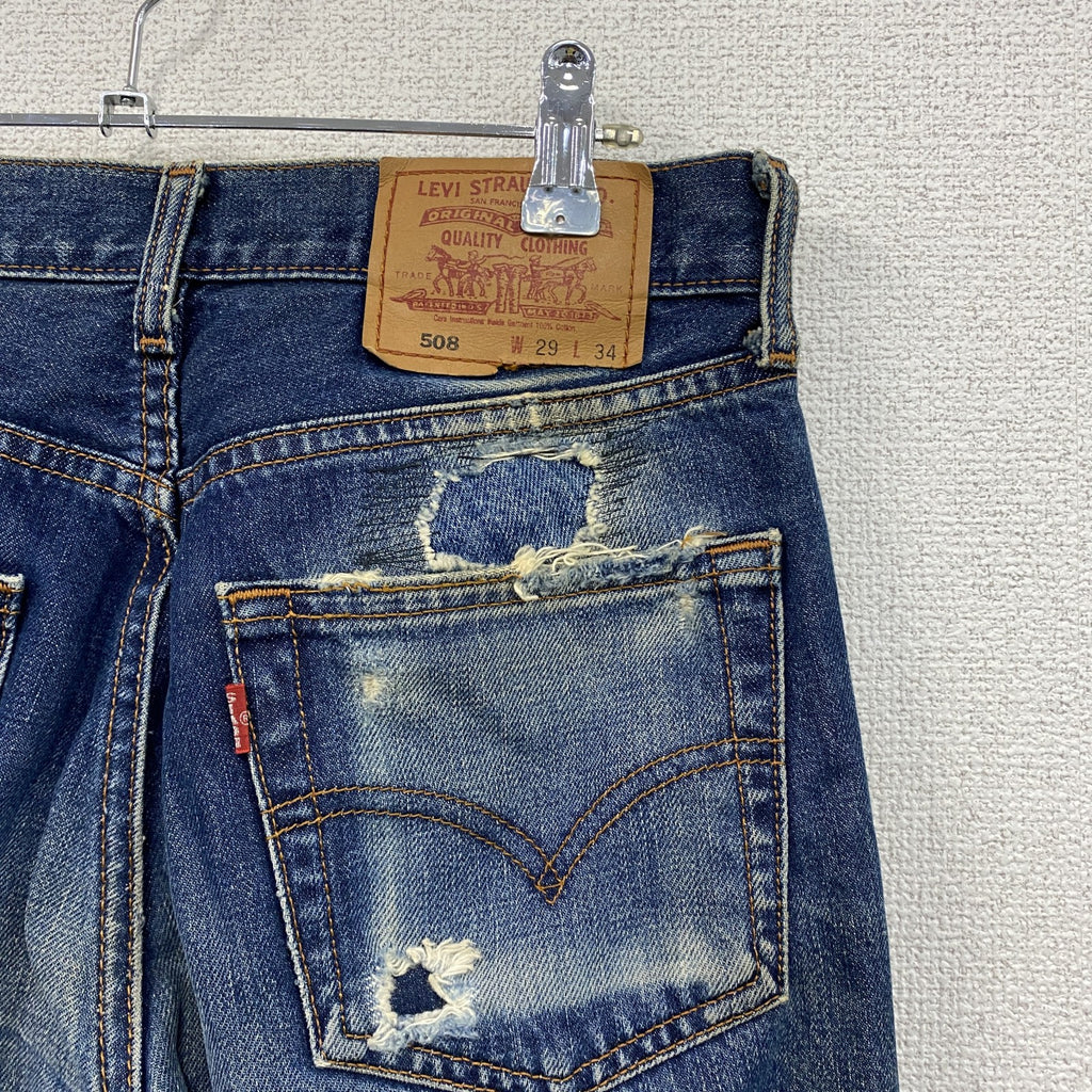 Levi's　リーバイス　508　デニムパンツ/ジーンズ　ジップフライ　インディゴ　W29サイズ　
