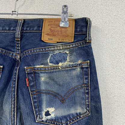 Levi's　リーバイス　508　デニムパンツ/ジーンズ　ジップフライ　インディゴ　W29サイズ　