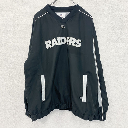 NFL　TEAMAPPAREL　チームアパレル　プルオーバーナイロンジャケット　黒　ブラック　Lサイズ