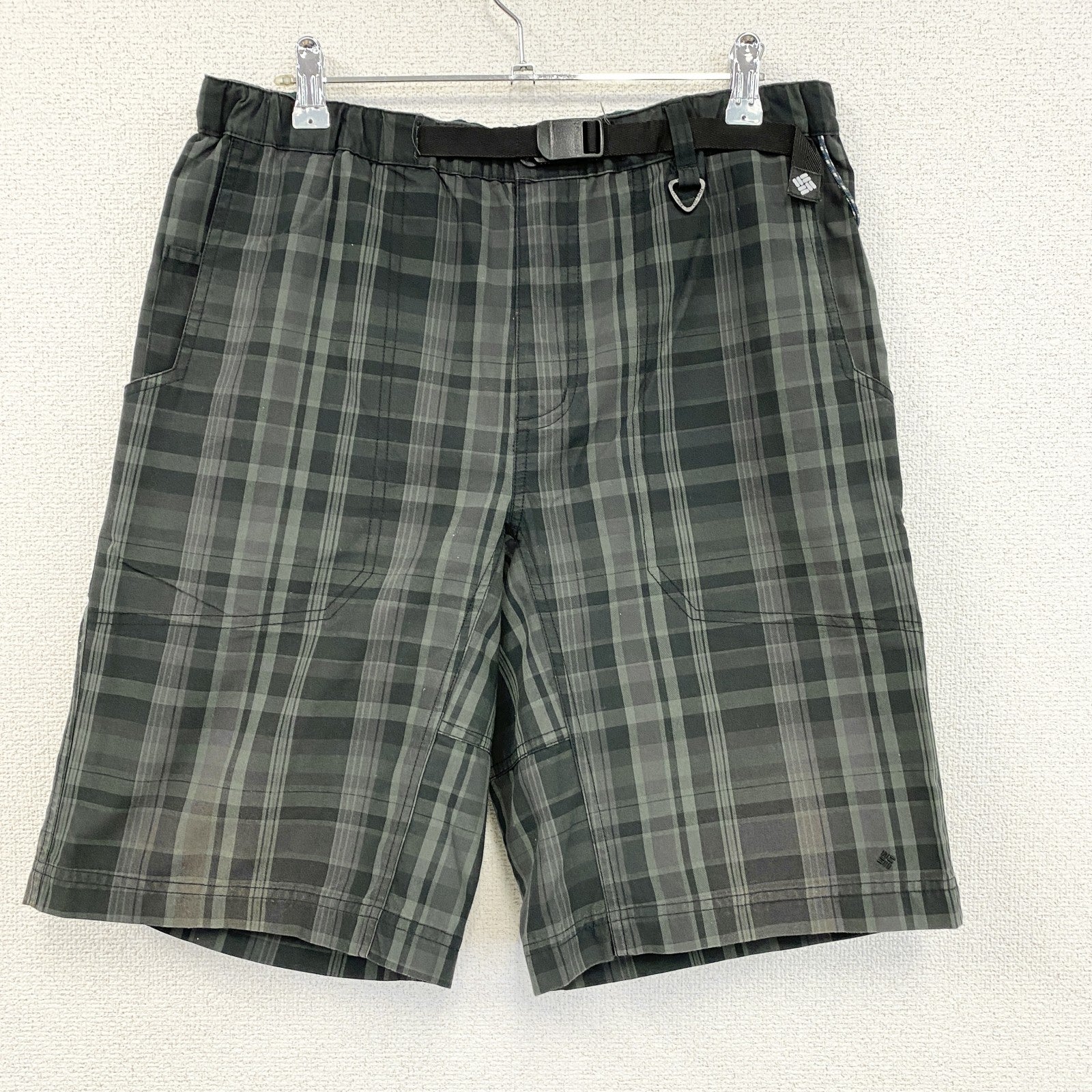 Columbia　コロンビア　ムルコイショーツ　ハーフパンツ/ショートパンツ　チェック柄　緑　グリーン　Lサイズ