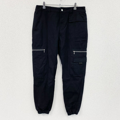 ZANEROBE　ゼインローブ　カーゴパンツ　ジップポケット　黒　ブラック　32サイズ