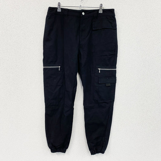 ZANEROBE　ゼインローブ　カーゴパンツ　ジップポケット　黒　ブラック　32サイズ