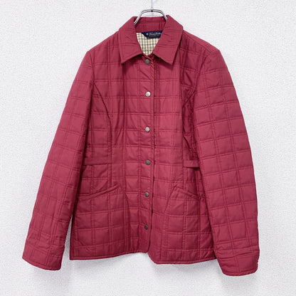 Brooks Brothers　ブルックス ブラザーズ　キルティングジャケット　中綿入り　チェックライナー　レッド