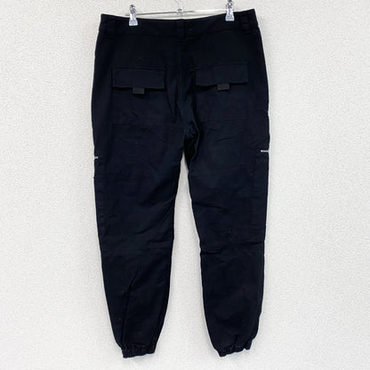 ZANEROBE　ゼインローブ　カーゴパンツ　ジップポケット　黒　ブラック　32サイズ