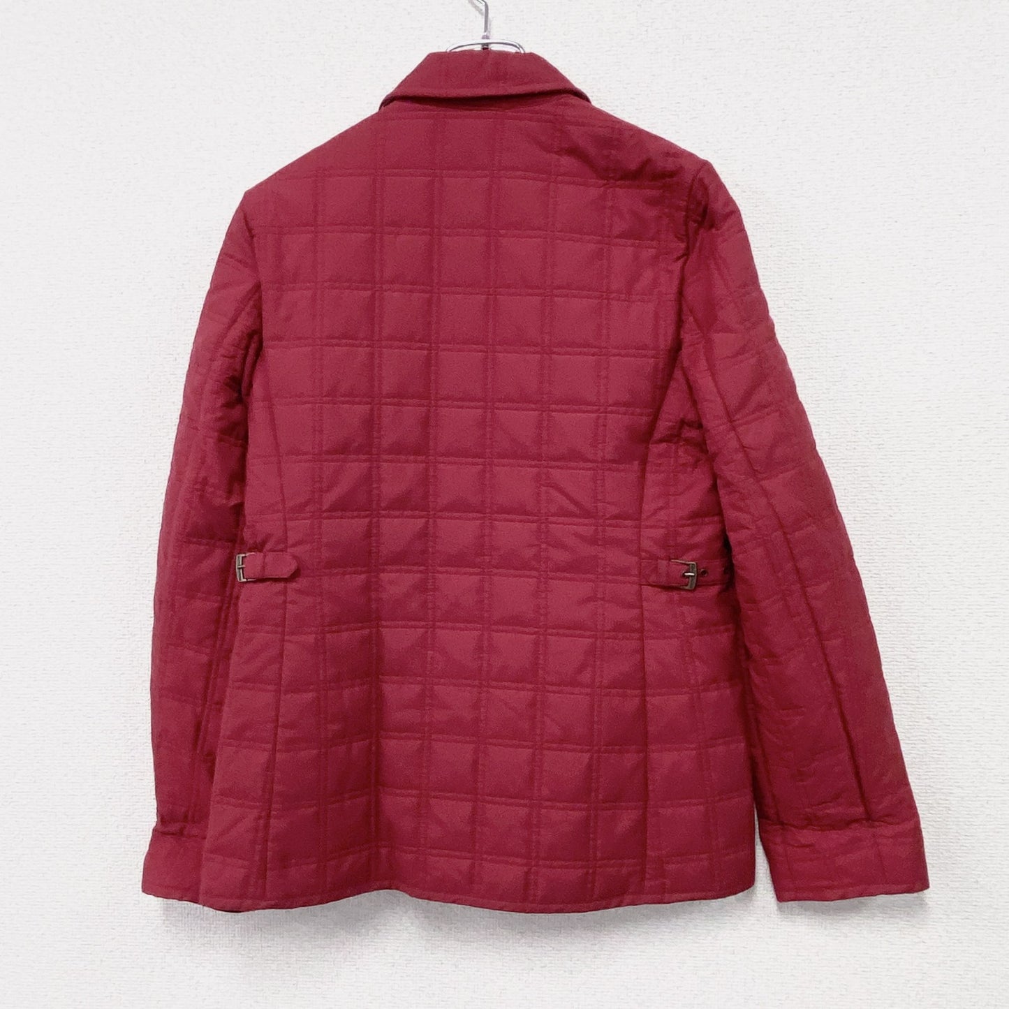 Brooks Brothers　ブルックス ブラザーズ　キルティングジャケット　中綿入り　チェックライナー　レッド