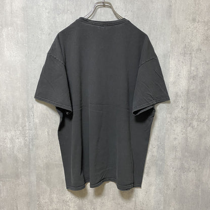 古着 used　DELTA PRO WEIGHT　半袖プリントTシャツ　黒　ブラック　レトロデザイン　クルーネック　XLサイズ