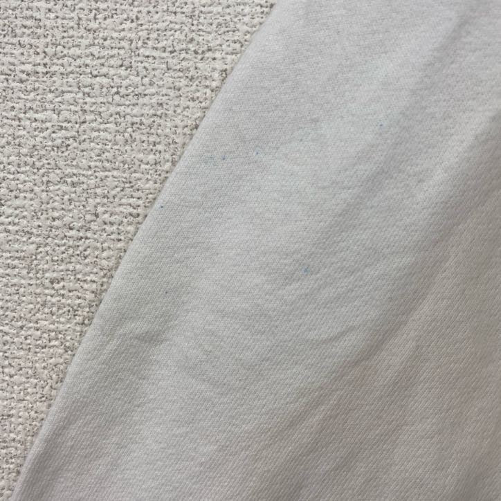 古着 used　00s　Champion　チャンピオン　長袖スウェット　リバースウィーブ　ワンポイント刺繡ロゴ　ホワイト　Mサイズ